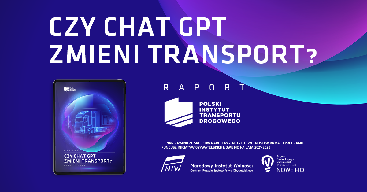 Czy Chat GPT zmieni transport? Odpowiedź w raporcie PITD
