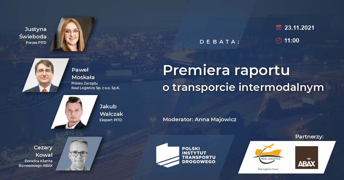 'Transport intermodalny. Automatyzacja, technologia, infrastruktura i tabor' – premiera raportu PITD
